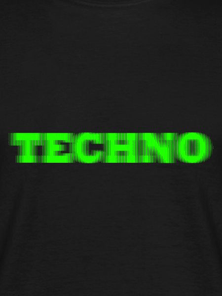 Techno Glitch Green