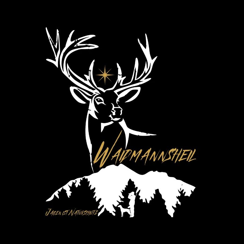 Jäger Geschenk Waidmannsheil-Jagen ist Naturschutz