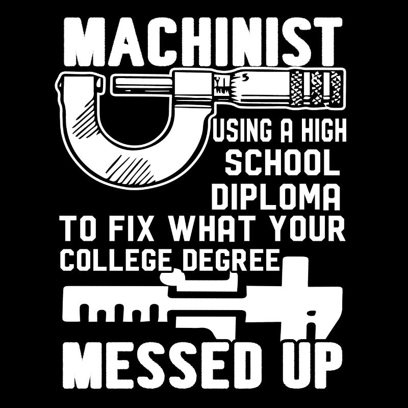 Machinist Machinist Using High School Diploma