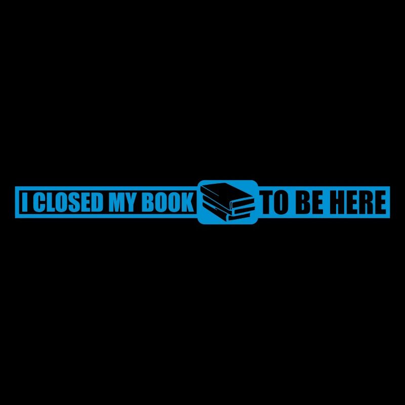I closed my book