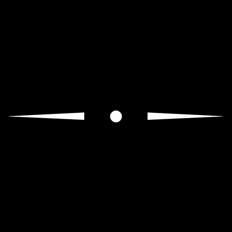 Thin header separator with dot