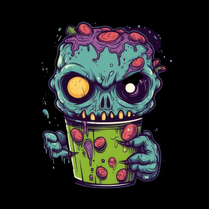 Halloween coffee mug - creepy coffee mug