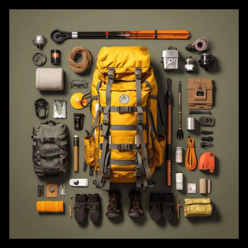 Everything I need for hiking