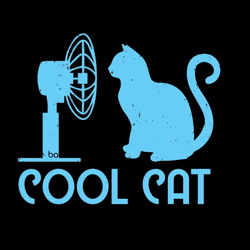 Cool Cat / Katze Bo-Grafik