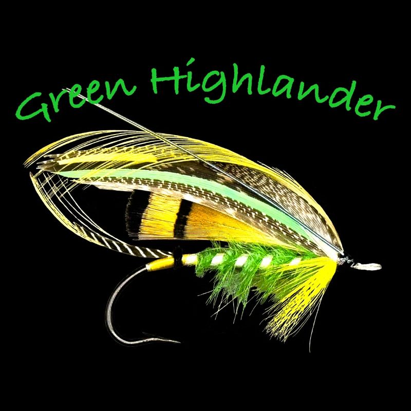 Green Highlander classic salmon fly