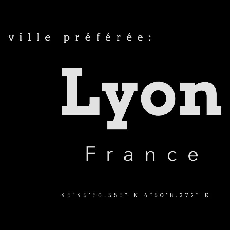 Lyon Favorite City Memory Coordinates