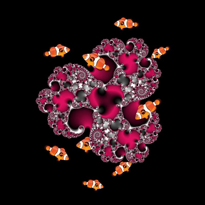 Fractal #15 Coral Clownfish
