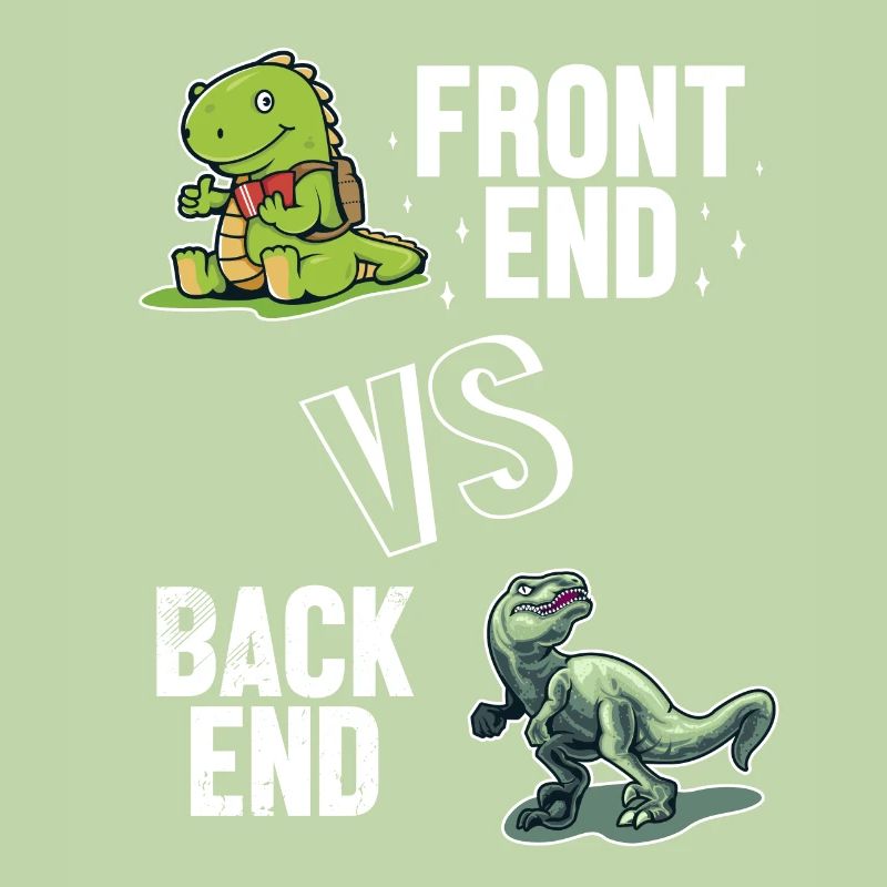Frontend vs. Backend Developer Developer Coder