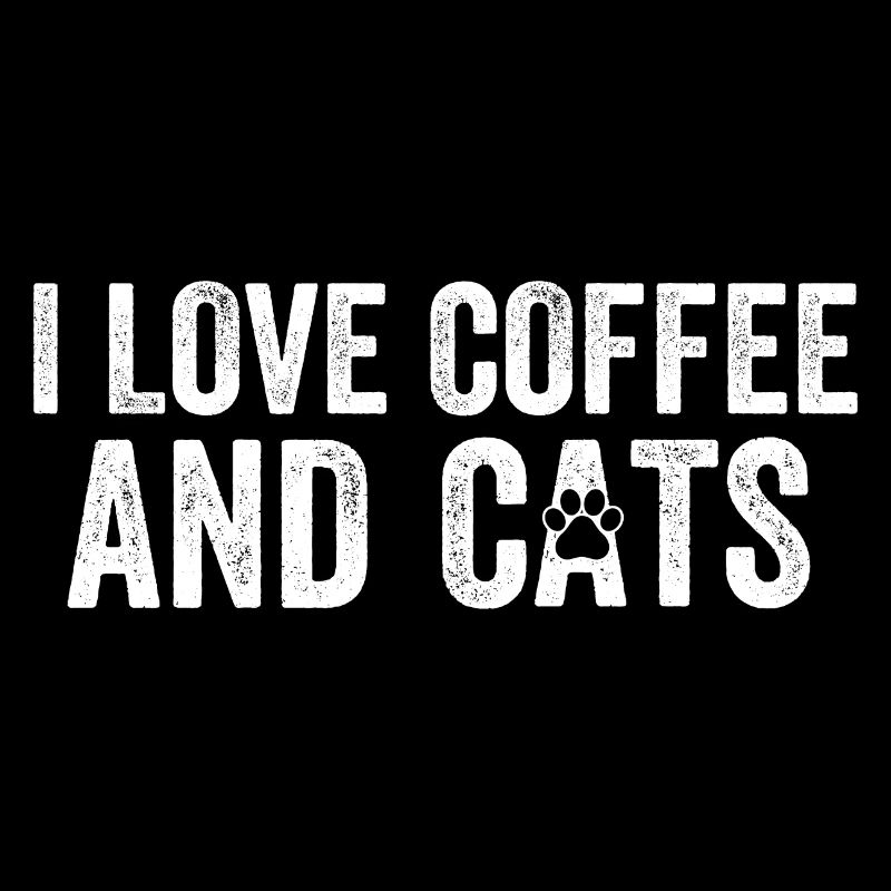 J’aime le café et les chats