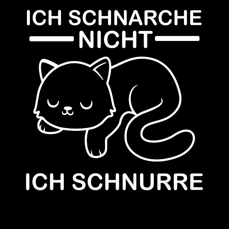Ich schnarche nicht, ich schnurre