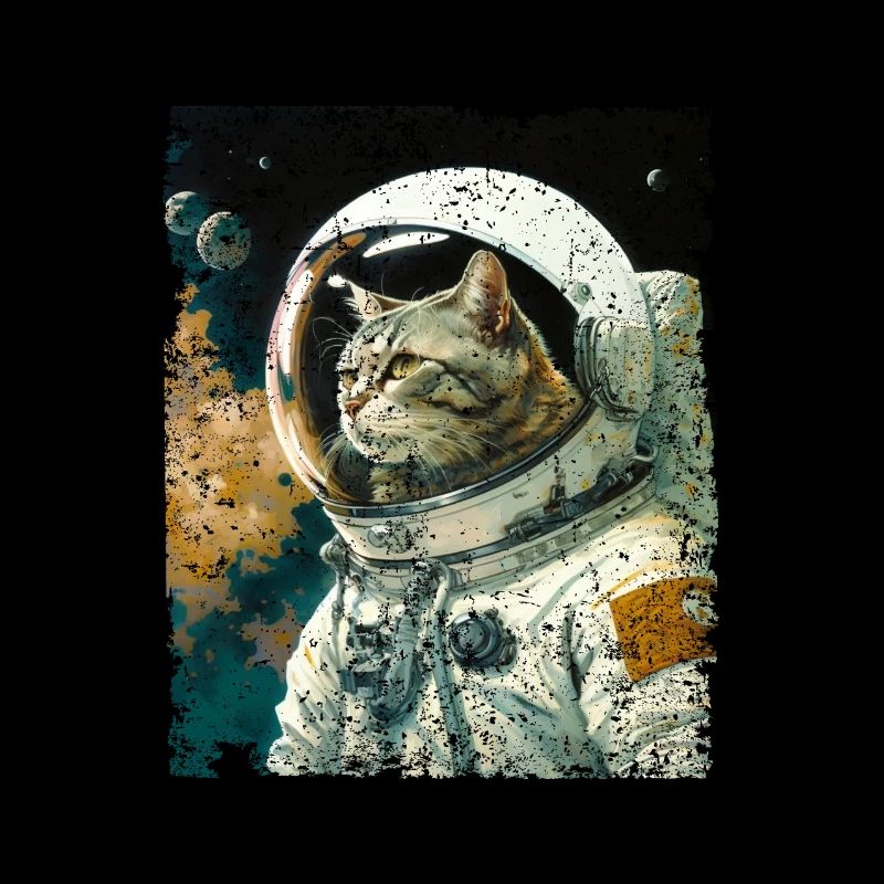 Spacecat Cat Astronaute Cat Space