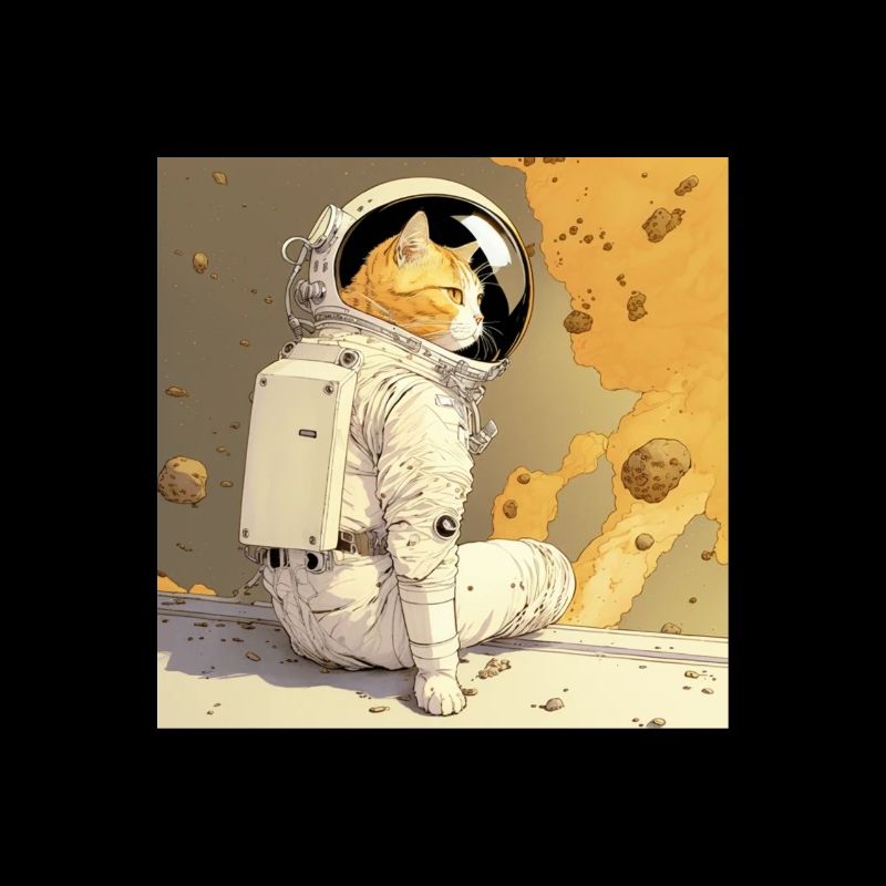 Space Spacecat Astronaut Cat