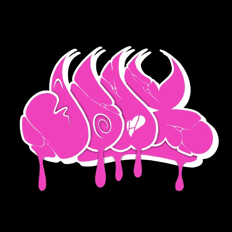 Graffiti Throwup Beast pink - Joax
