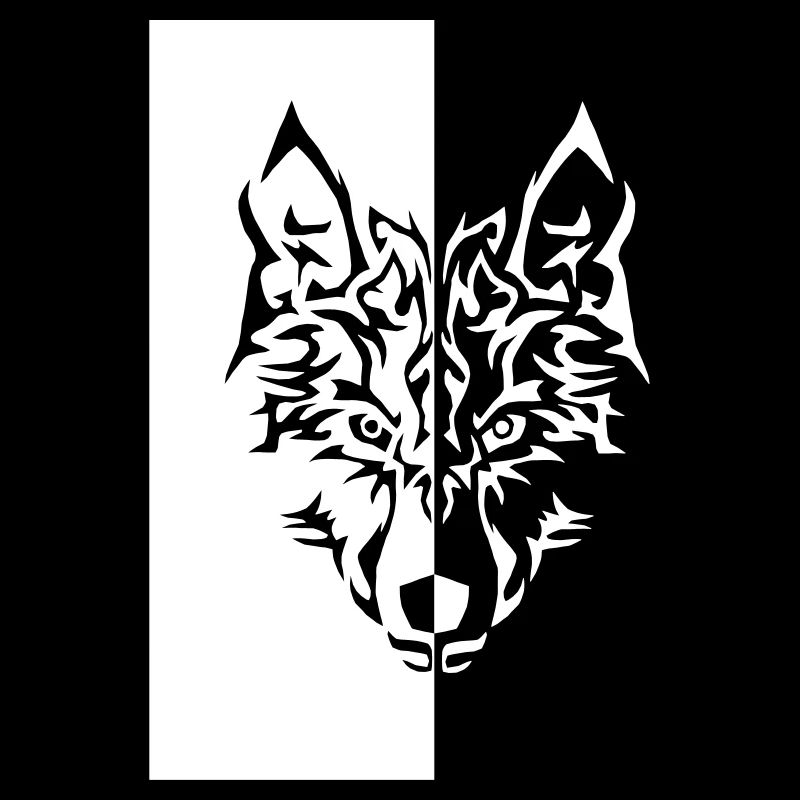 Tribal Wolf Wild Tattoo Statement Whimsy