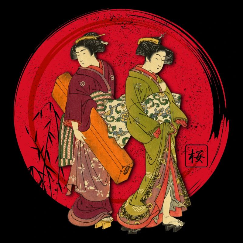 Two Geishas