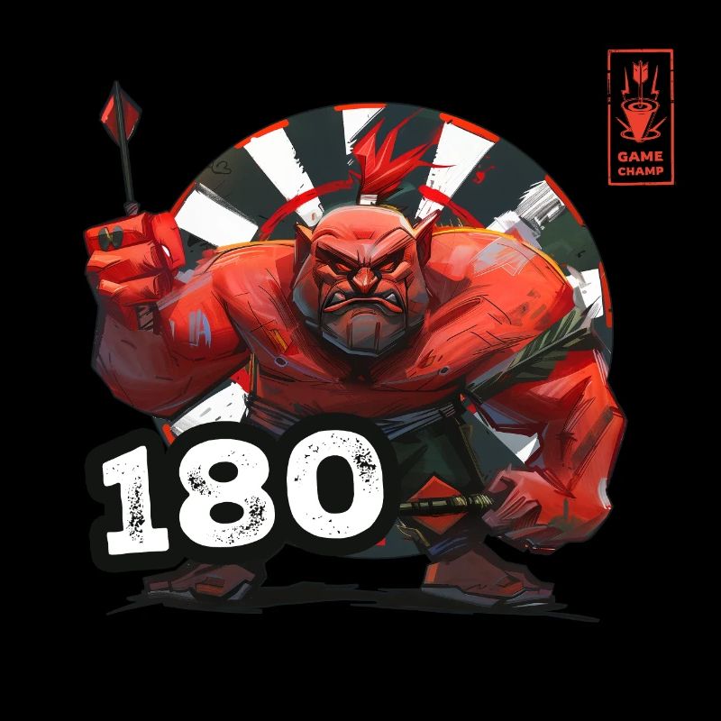 Fléchettes 180 Rouge Jeu Champ Fléchettes - Dart Team