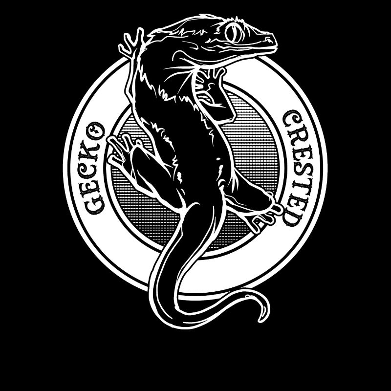 Crested Gecko Tattoo Style Reptile Keeper Crestie