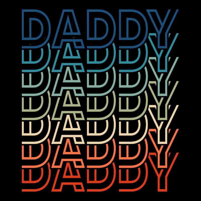 Daddy Retro Vintage Fathers Day