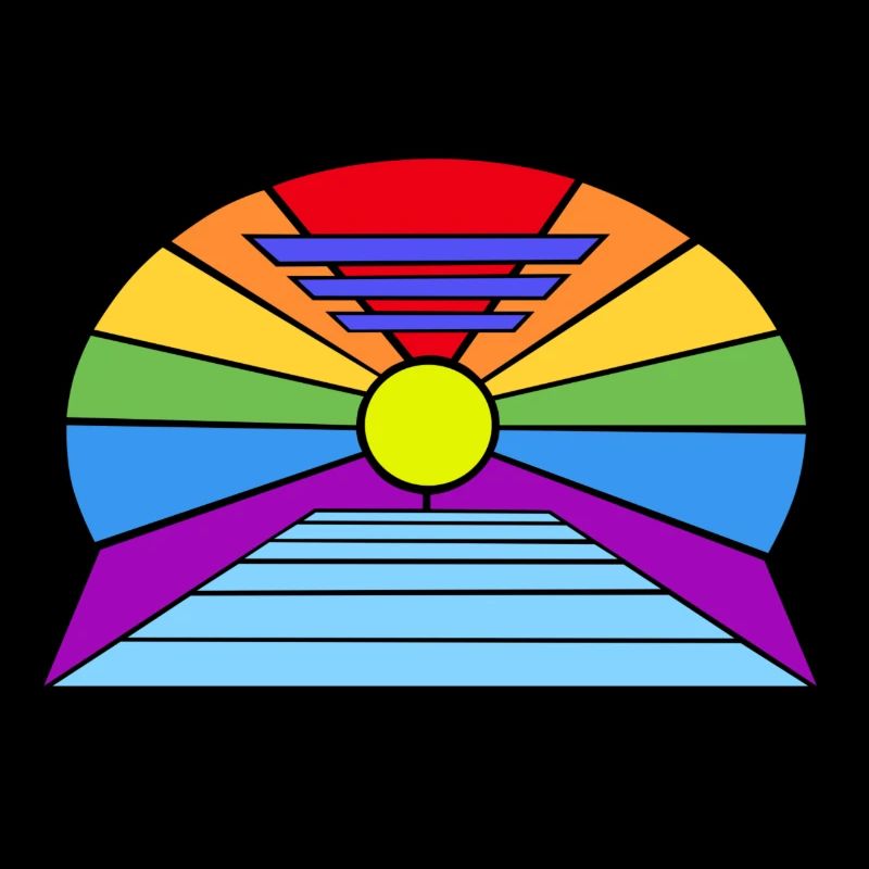 Regenbogen-Sonne
