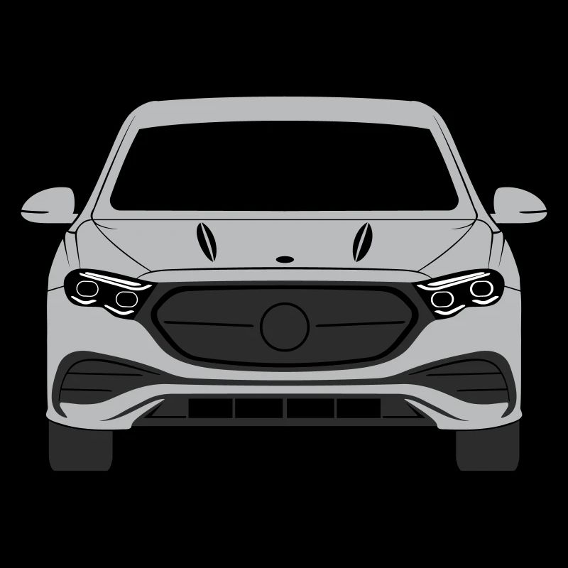 E Class Front Silhouette