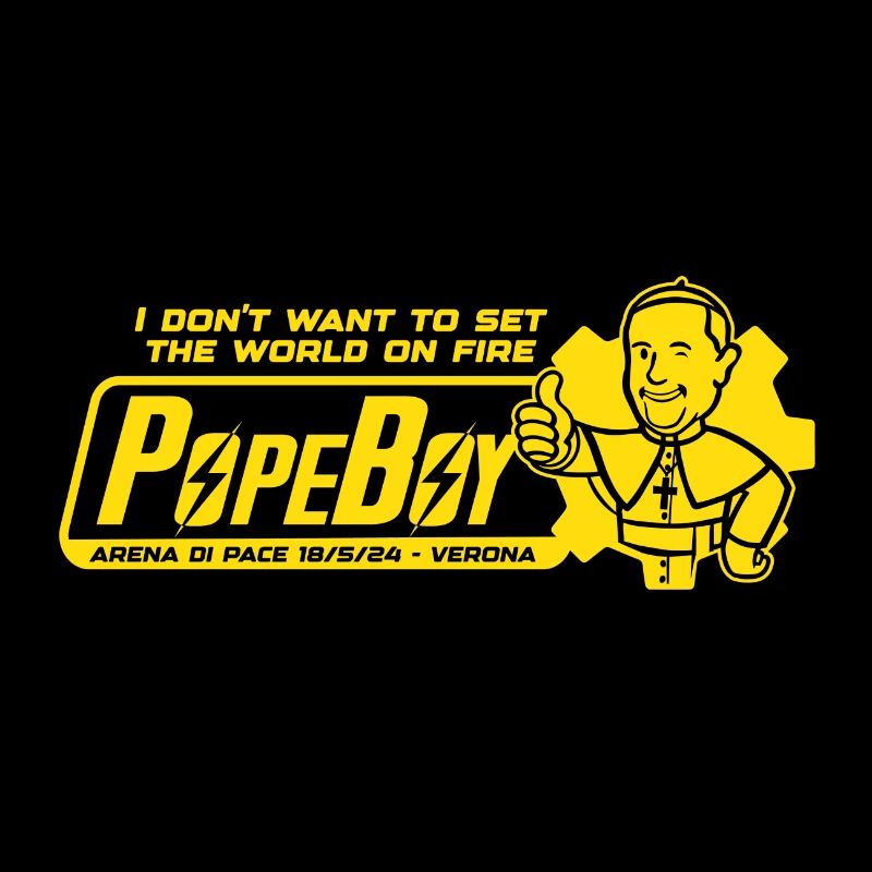 Pope boy Fallout style Pace Verona