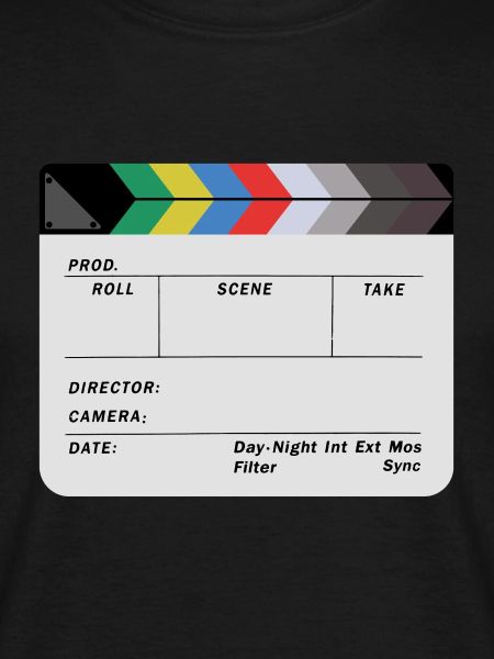Clapperboard design blank