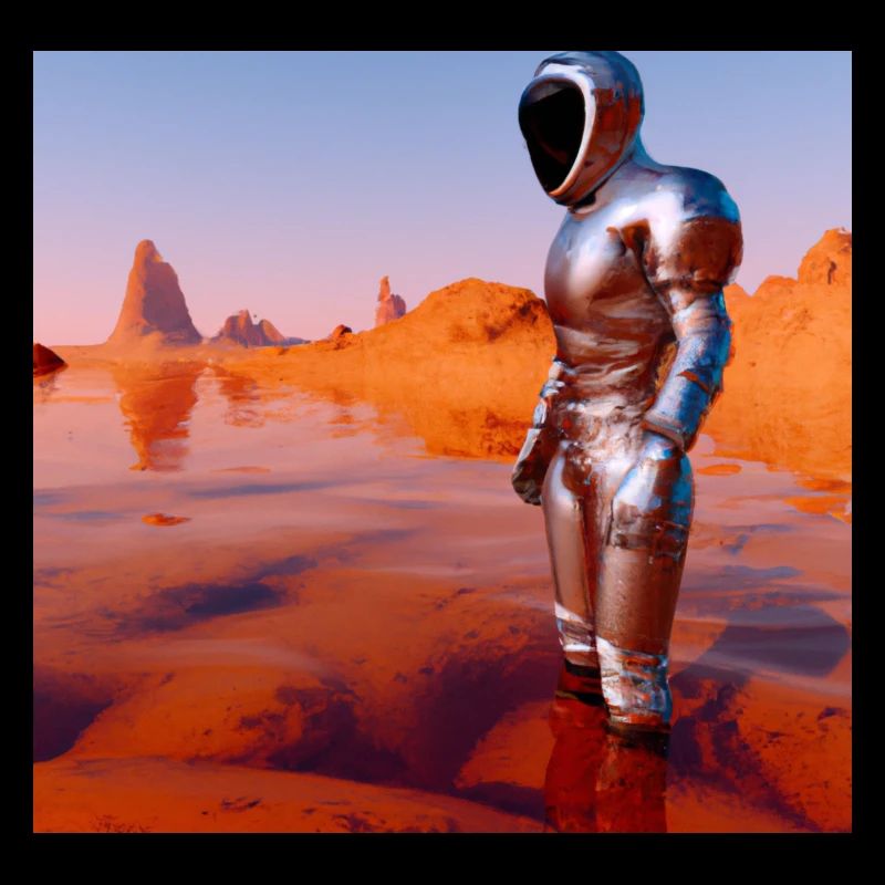 Diver on Mars