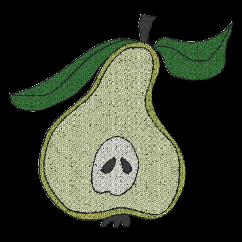 Pear-half fabric fabric