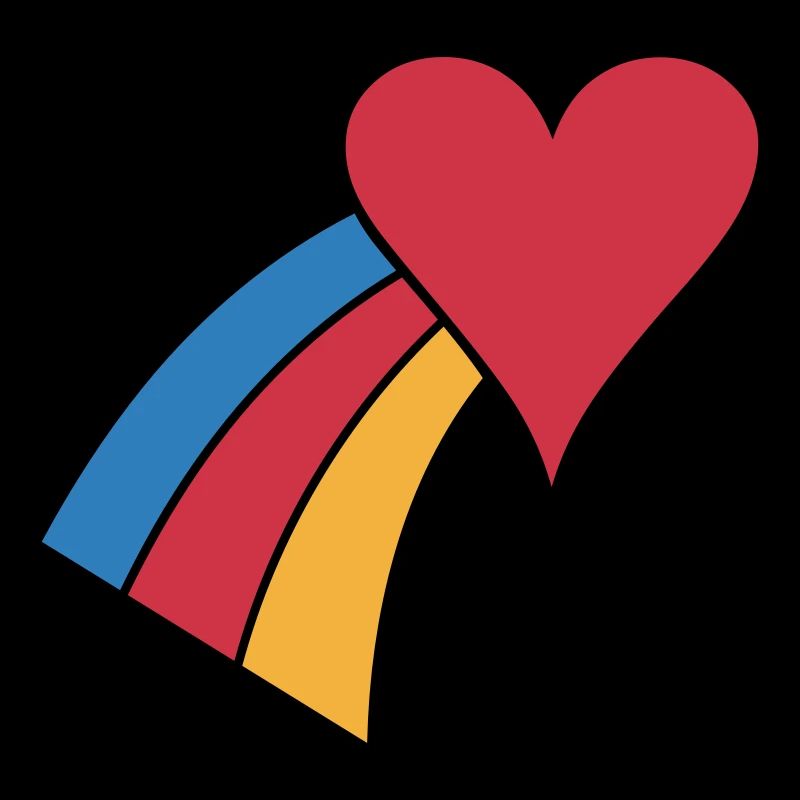 Coeur Arc-en-Ciel
