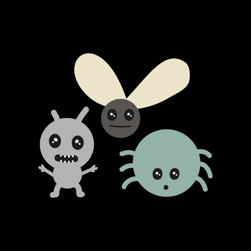 Petits insectes mignons