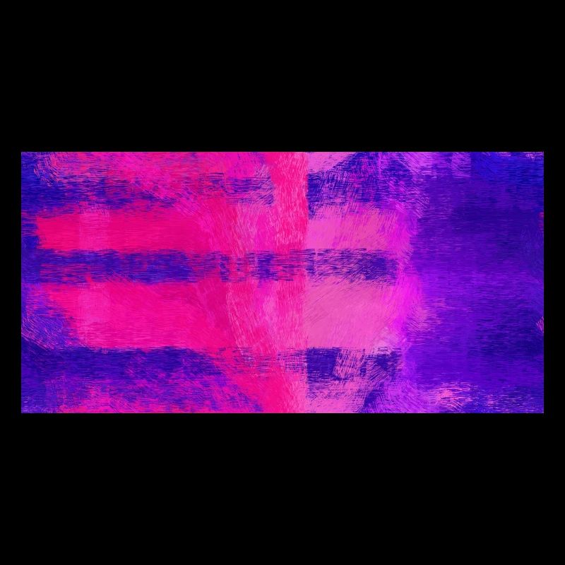 couleur cornée peint en rose / violet