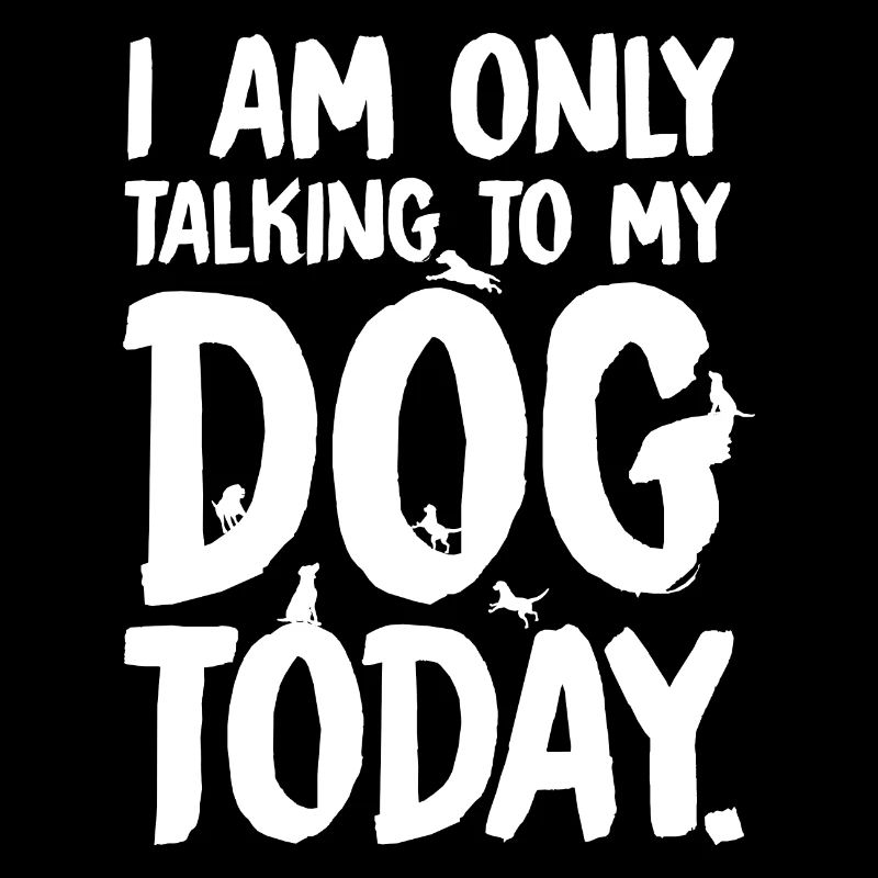 Amour de chien Je parle à mon idée de cadeau de chien