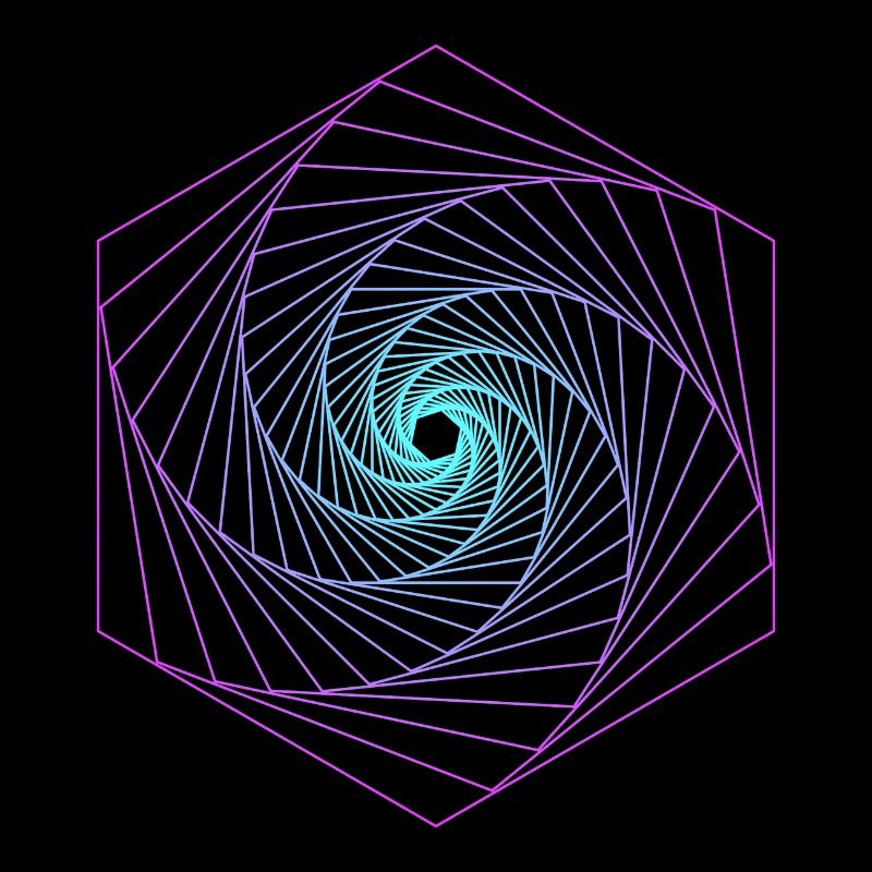 Sacred Geometry Spiralle
