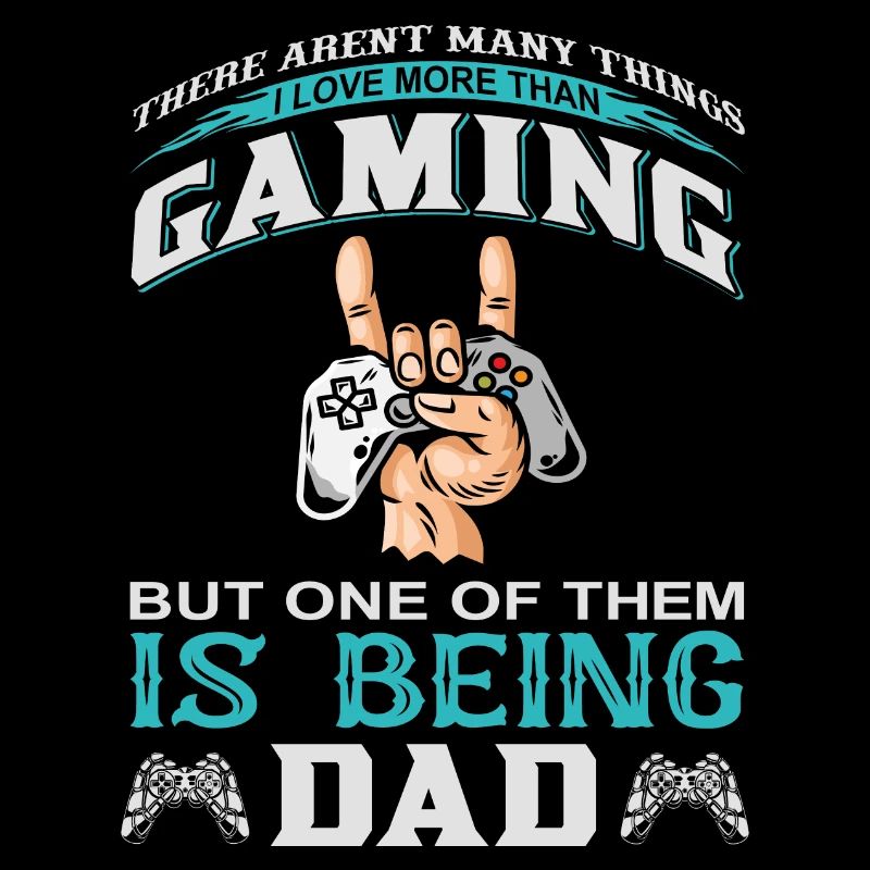 Herren Gaming Dad Spruch Geschenkidee Vatertag