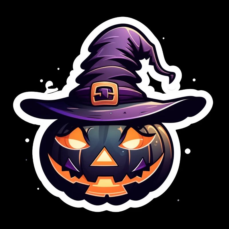 Halloween - Pumpkin Witch Hat