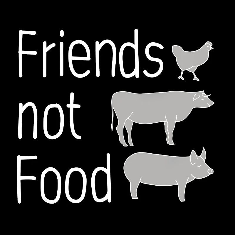 Des amis, pas de la nourriture