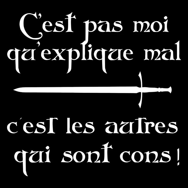 C'est pas moi qui explique mal…