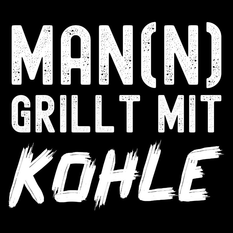 Man(n) grillt mit Kohle - BBQ