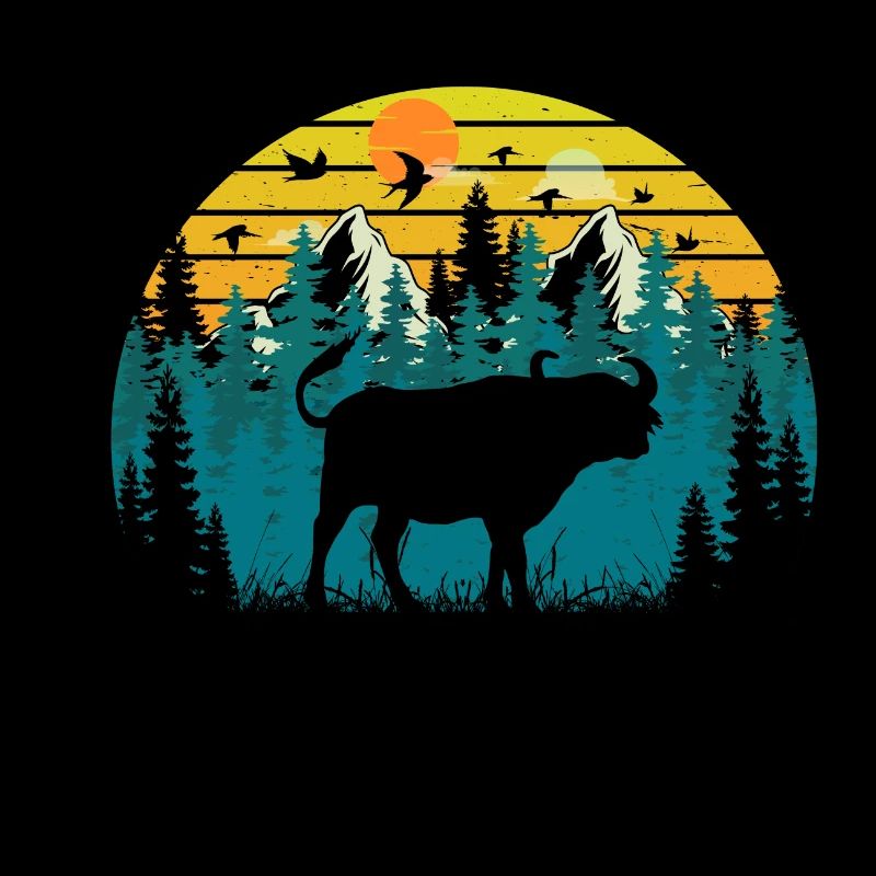 bison Sunset