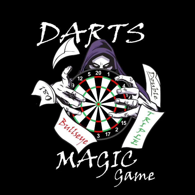 Dart Design dans un style mystique, Dart Magic Game,