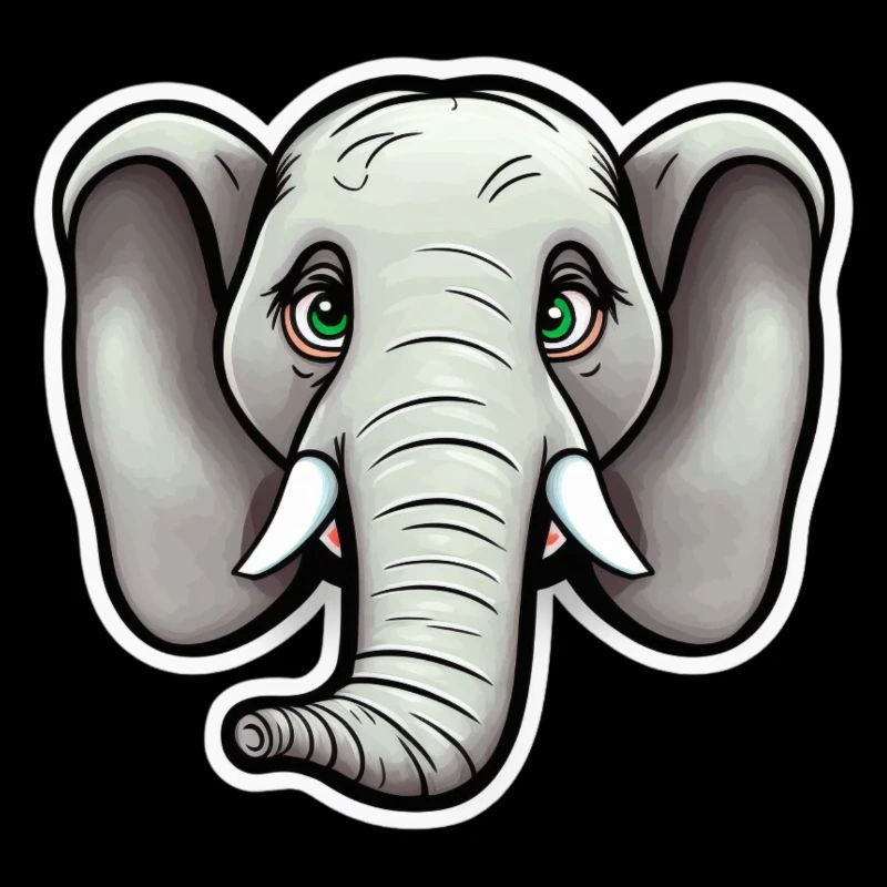 Gentil géant : éléphant majestueux