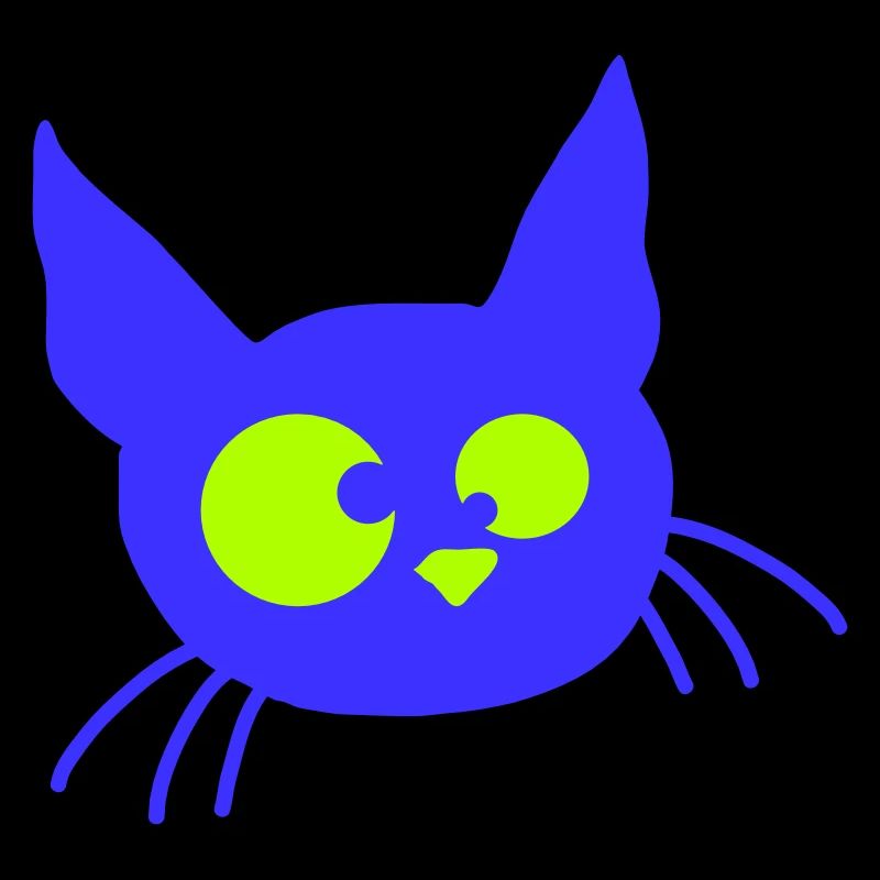 Crazy Cat Squints Funny Eyes Grimace Fun
