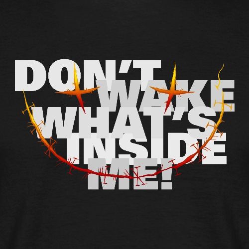 freak inside white - Männer T-Shirt