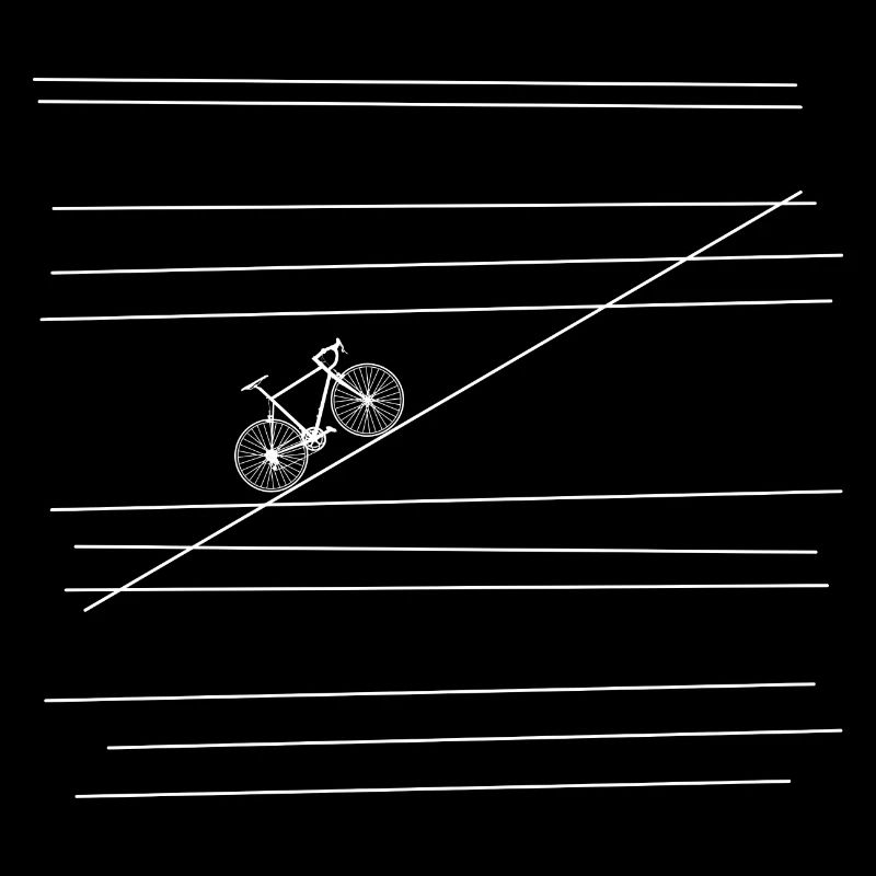 Vélo de course ligne de vélo.