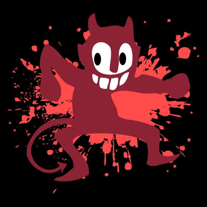 Retro Playful Demon Devil Halloween Designs