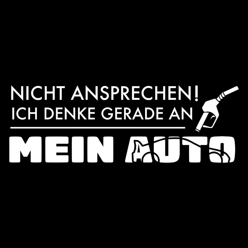Nicht ansprechen! Ich denke gerade an mein Auto!