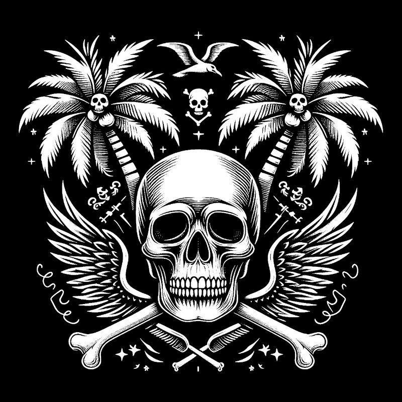 Skull Palm Trees