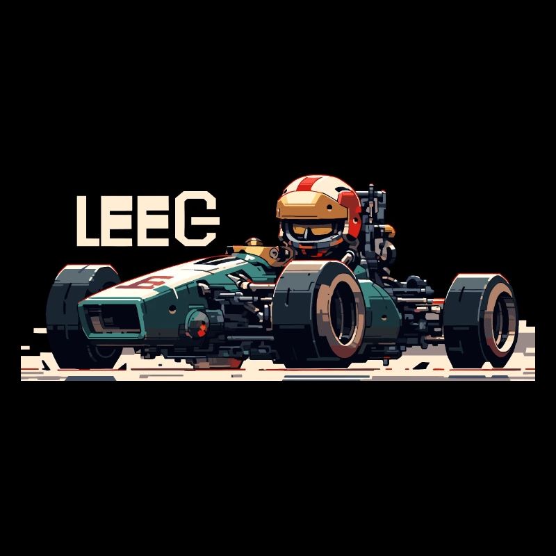 Rennwagen-Pixel