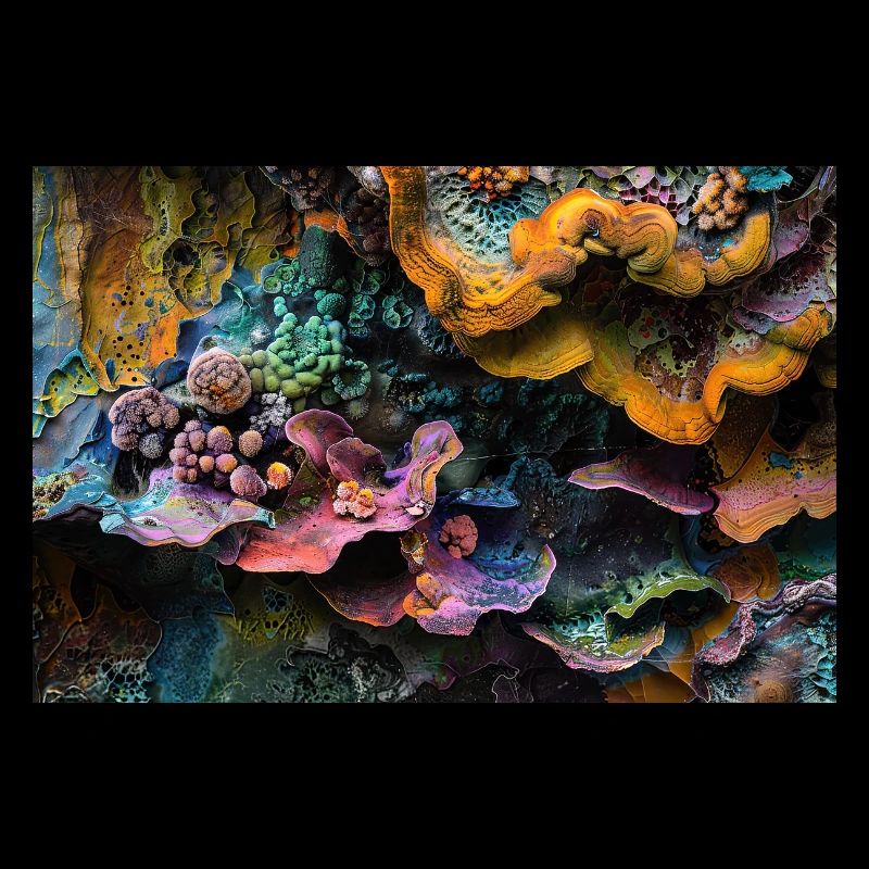 Vivid Mold: un caleidoscopio di bellezza naturale