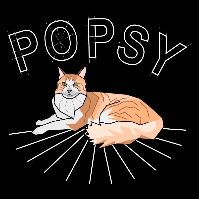 chat roux - Popsy